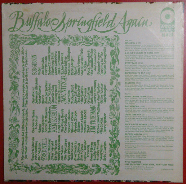 Buffalo Springfield : Buffalo Springfield Again (LP, Album, RE, MO)