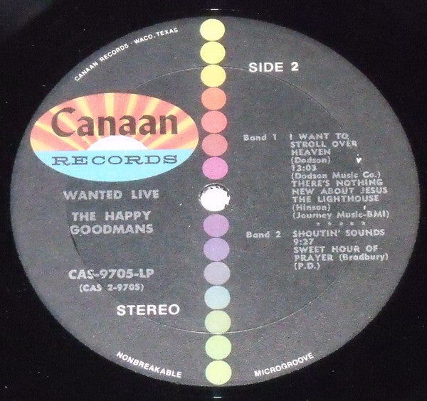 The Happy Goodman Family : Wanted Live (LP, Album)