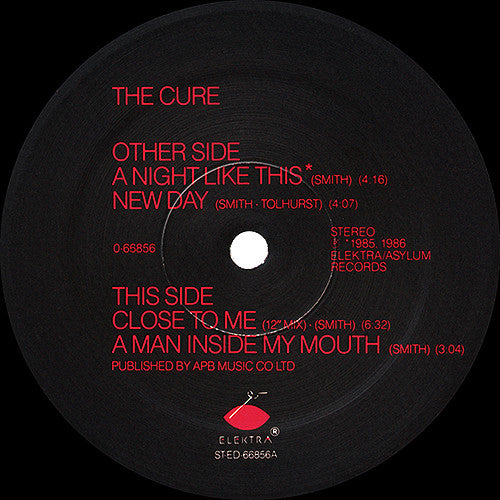 The Cure : Quadpus (12", Single, RE, Bar)