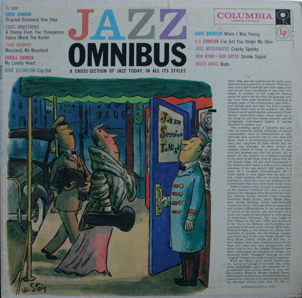 Various : Jazz Omnibus (LP, Album, Comp, Mono)