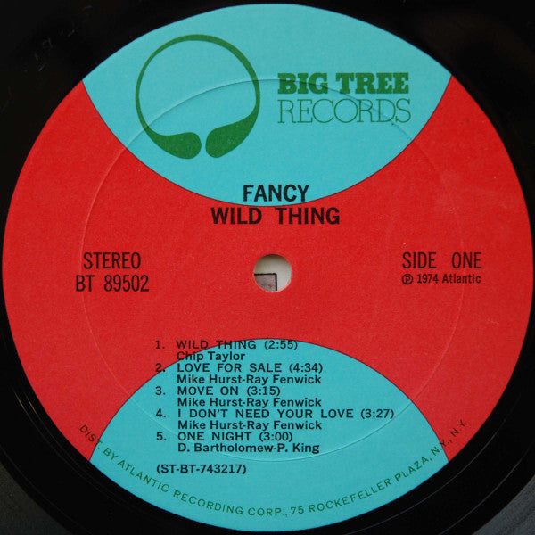 Fancy (3) : Wild Thing (LP, Album, Mon)