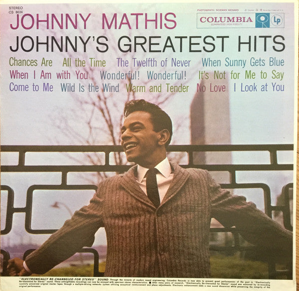 Johnny Mathis : Johnny's Greatest Hits (LP, Comp)