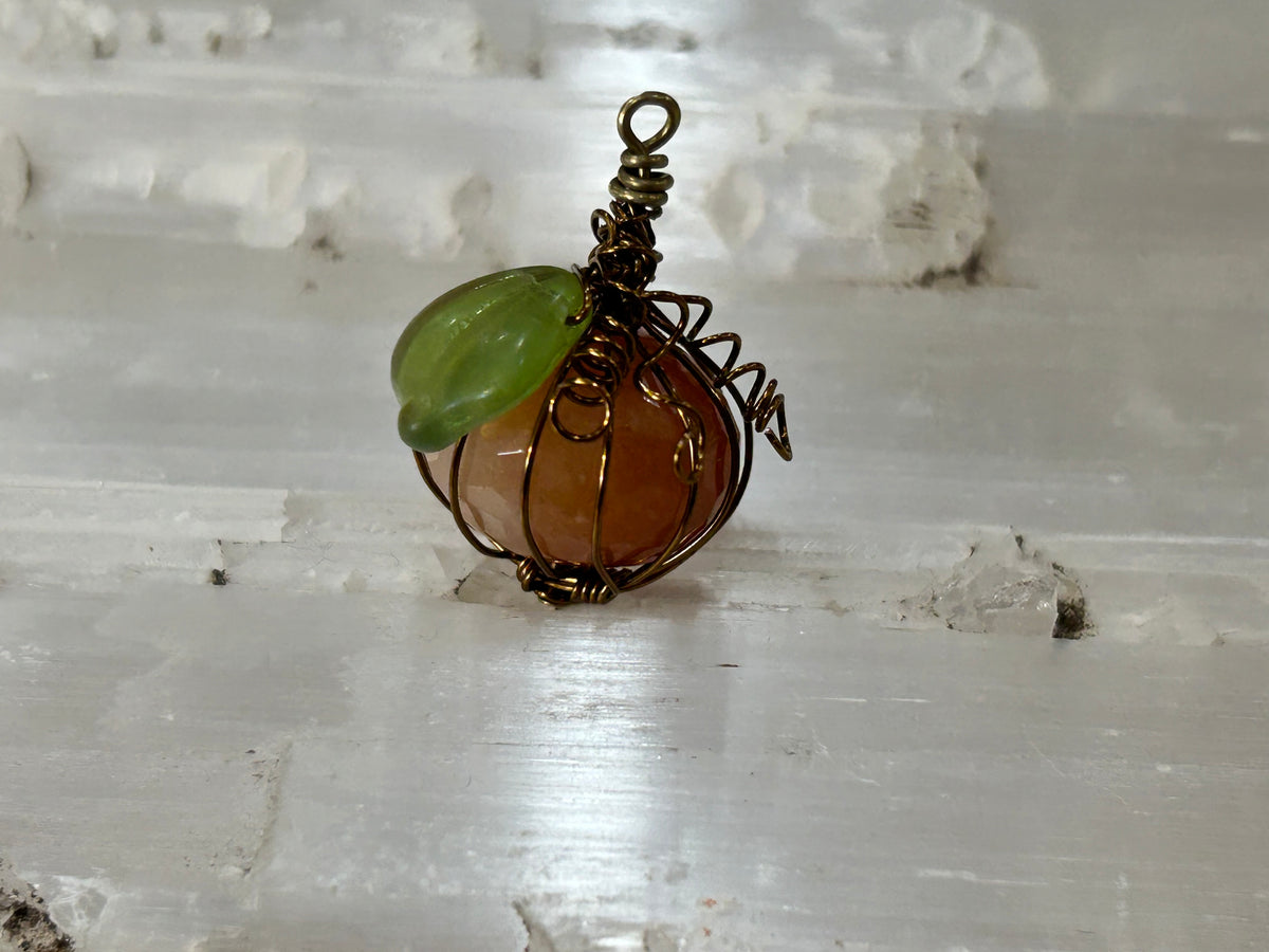Wire Wrapped Pumpkin