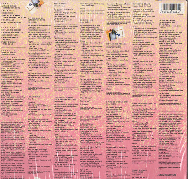 Nanci Griffith : Little Love Affairs (LP, Album, Club, CRC)