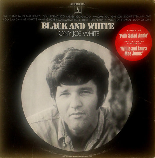 Tony Joe White : Black And White (LP, Album)