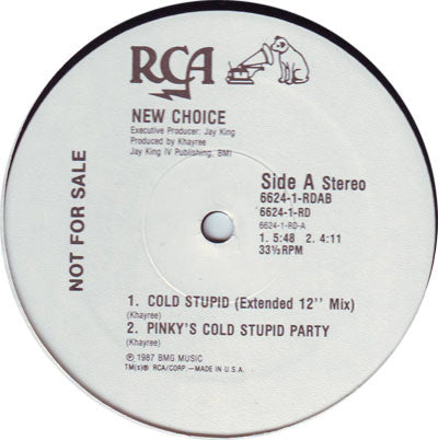 New Choice : Cold Stupid (12", Promo)