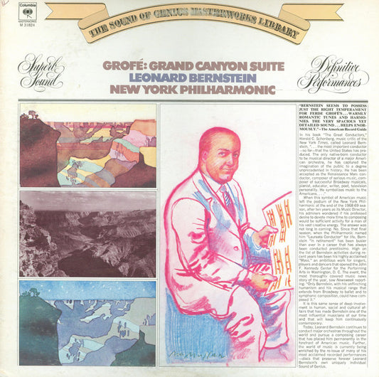 Ferde Grofé – Leonard Bernstein, New York Philharmonic : Grand Canyon Suite (LP, RE)