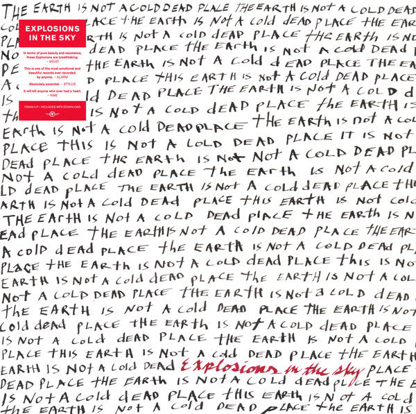 Explosions In The Sky : The Earth Is Not A Cold Dead Place (LP + LP, S/Sided, Etch + Album, RE)