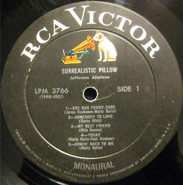 Jefferson Airplane : Surrealistic Pillow (LP, Album, Mono, Hol)