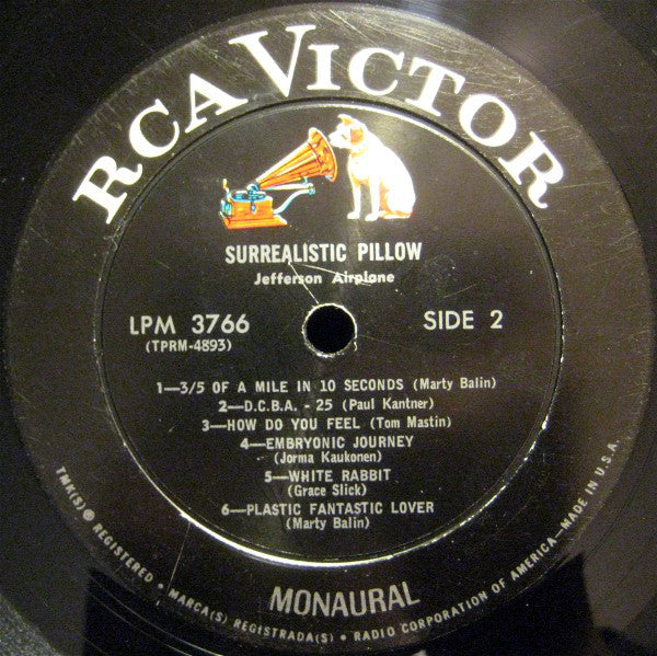 Jefferson Airplane : Surrealistic Pillow (LP, Album, Mono, Hol)