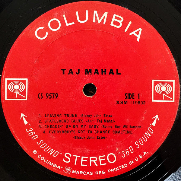 Taj Mahal : Taj Mahal (LP, Album, San)