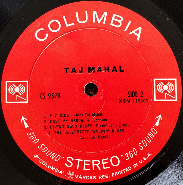 Taj Mahal : Taj Mahal (LP, Album, San)