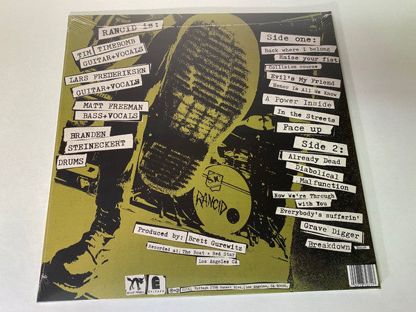 Rancid : ...Honor Is All We Know (LP, Album, Gre + CD, Album)