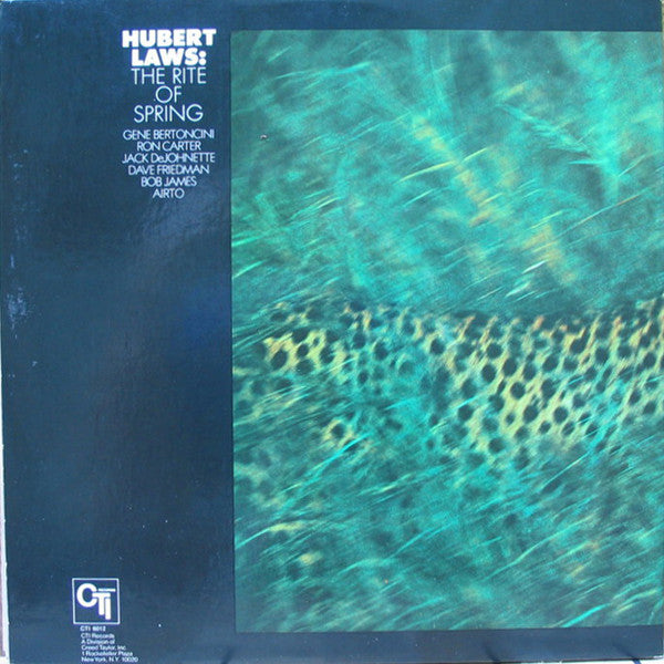 Hubert Laws : The Rite Of Spring (LP, Album, Ter)