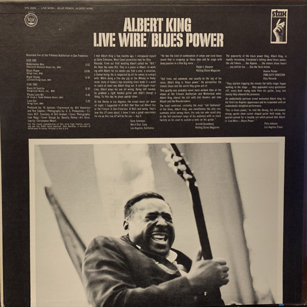Albert King : Live Wire / Blues Power (LP, Album, Pit)