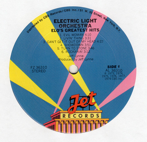 E.L.O グレイテスト・ヒッツ (LPレコード) Electric Light Orchestra – ELO's Greatest Hits – Vinyl (LP