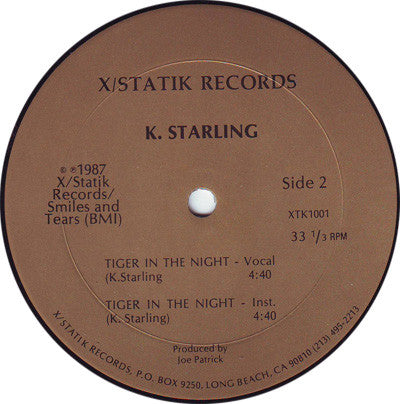 K. Starling : Tiger In The Night (12")