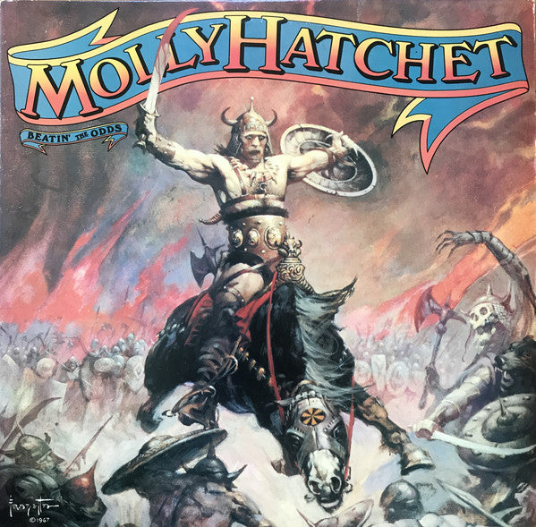 Molly Hatchet : Beatin' The Odds (LP, Album, Pit)