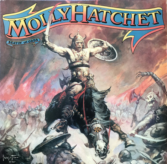 Molly Hatchet : Beatin' The Odds (LP, Album, Pit)