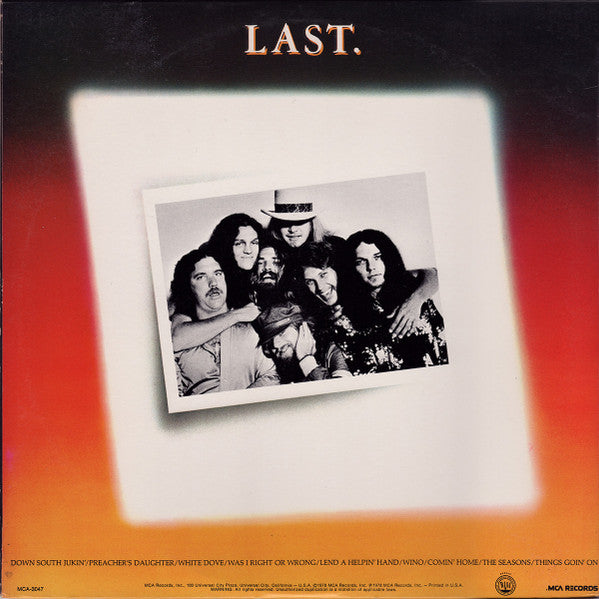 Lynyrd Skynyrd : Skynyrd's First And... Last (LP, Album, Glo)