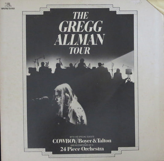 Gregg Allman With Cowboy (6) / Boyer* & Talton* : The Gregg Allman Tour  (2xLP, Album, Ter)