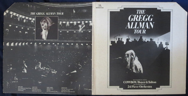Gregg Allman With Cowboy (6) / Boyer* & Talton* : The Gregg Allman Tour  (2xLP, Album, Ter)