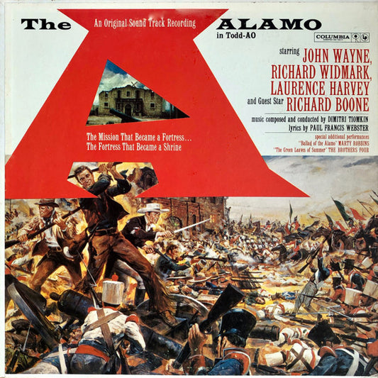 Dimitri Tiomkin Lyrics By Paul Francis Webster : The Alamo (In Todd-AO) (LP, Album, Mono, Hol)