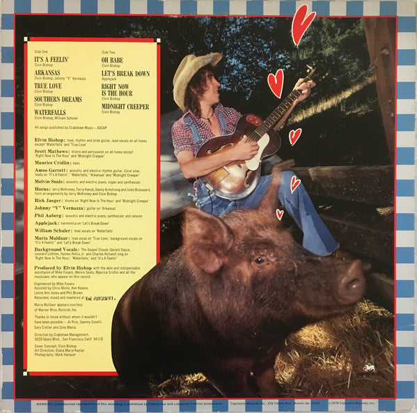 Elvin Bishop : Hog Heaven (LP, Album, Ter)