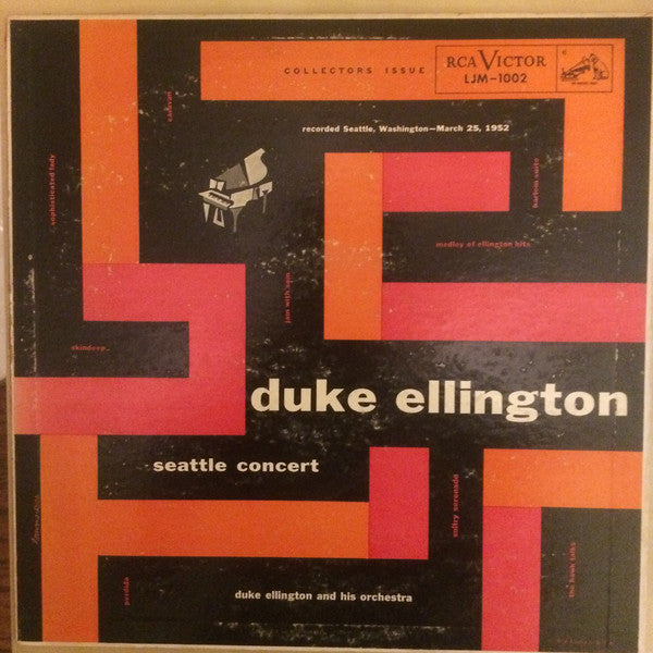 Duke Ellington & His Orchestra* : Seattle Concert (LP, Album, Gat)