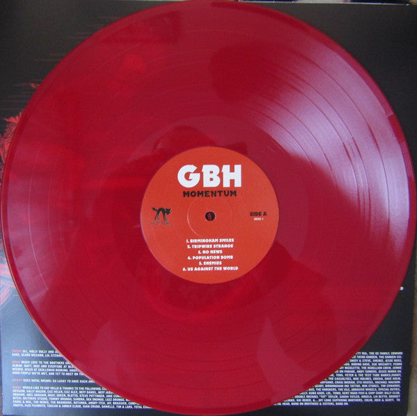 G.B.H. : Momentum (LP, Album, Red)