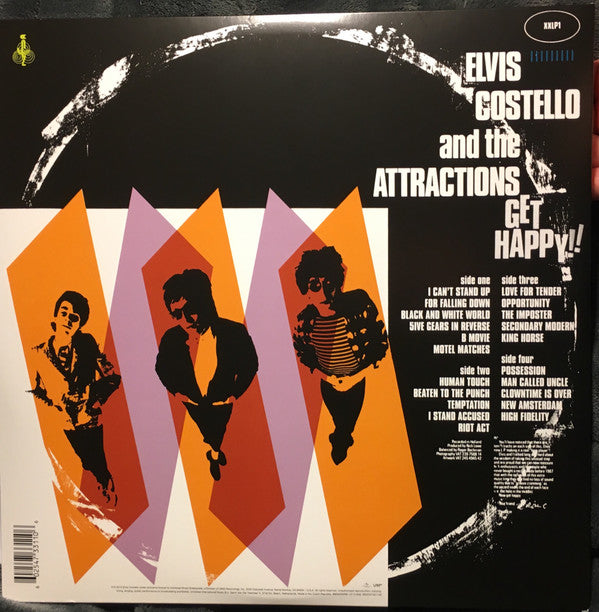 Elvis Costello & The Attractions : Get Happy! (2xLP, Album, RE, 180)