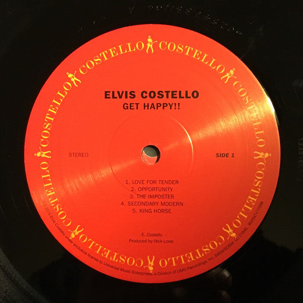 Elvis Costello & The Attractions : Get Happy! (2xLP, Album, RE, 180)