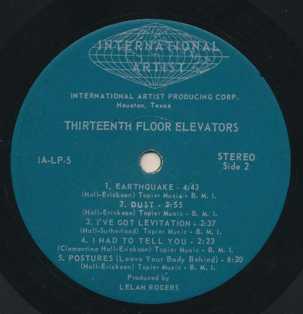 13th Floor Elevators : Easter Everywhere (LP, Album, "Po)