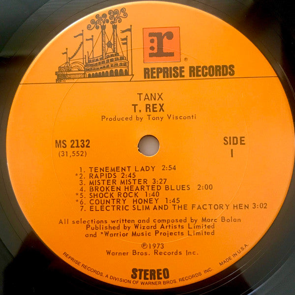 T. Rex : Tanx (LP, Album, San)