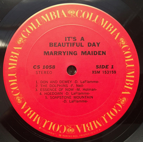 It's A Beautiful Day : Marrying Maiden (LP, Album, RE)