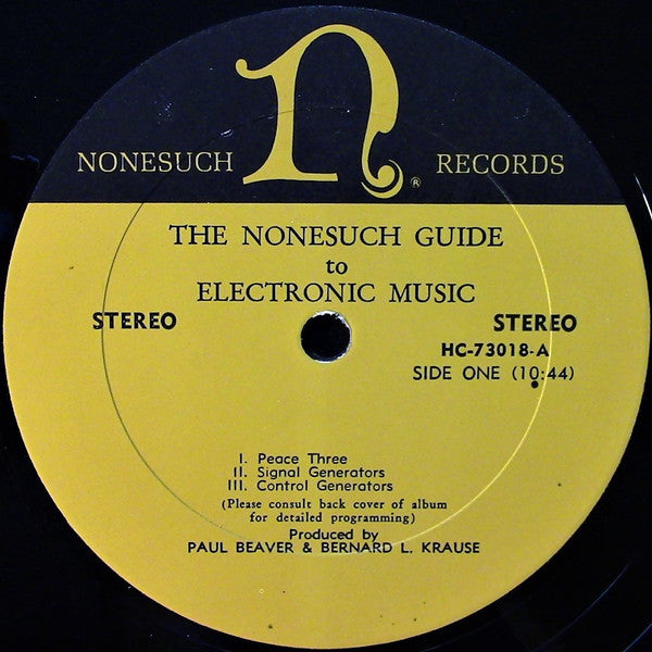 Paul Beaver & Bernard L. Krause* : The Nonesuch Guide To Electronic Music (2xLP + Box)