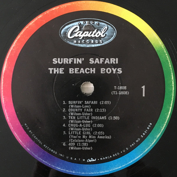 The Beach Boys : Surfin' Safari (LP, Album, Mono, Los)