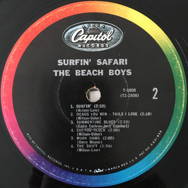 The Beach Boys : Surfin' Safari (LP, Album, Mono, Los)