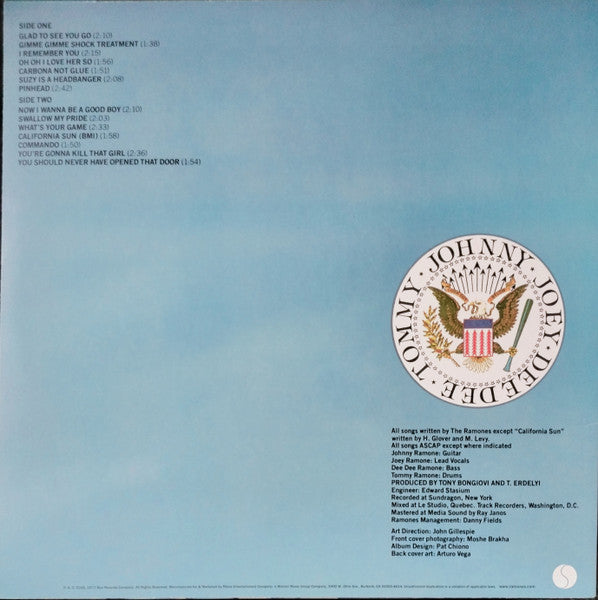 Ramones : Leave Home (LP, Album, RE, RM, 180)