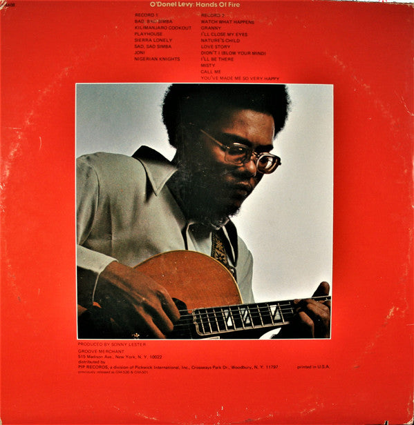 O'Donel Levy : Hands Of Fire (2xLP, Comp)