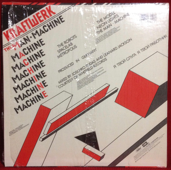 Kraftwerk : The Man-Machine (LP, Album, RE, SRC)