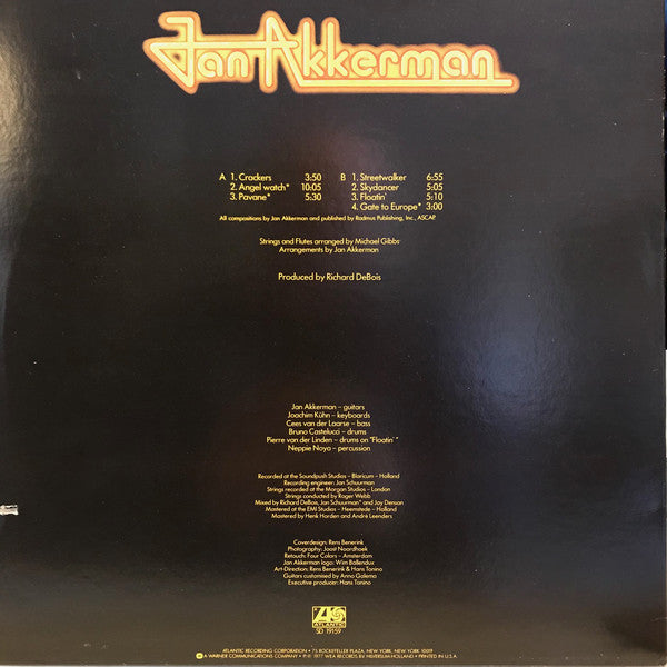 Jan Akkerman : Jan Akkerman (LP, Album)