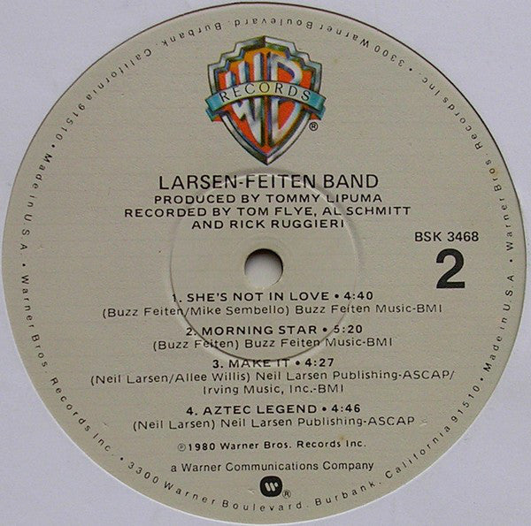 Larsen-Feiten Band : Larsen-Feiten Band (LP, Album, Win)