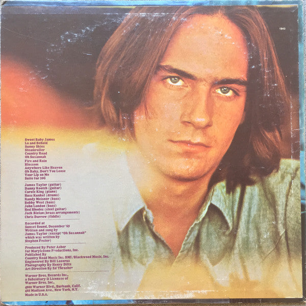 James Taylor (2) : Sweet Baby James  (LP, Album, San)