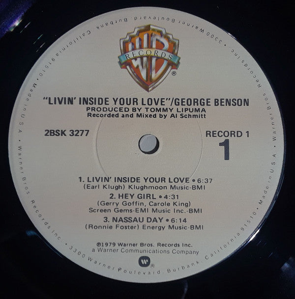 George Benson : Livin' Inside Your Love (2xLP, Album, Jac)