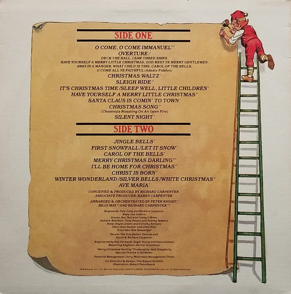 Carpenters : Christmas Portrait (LP, Album, "Y")