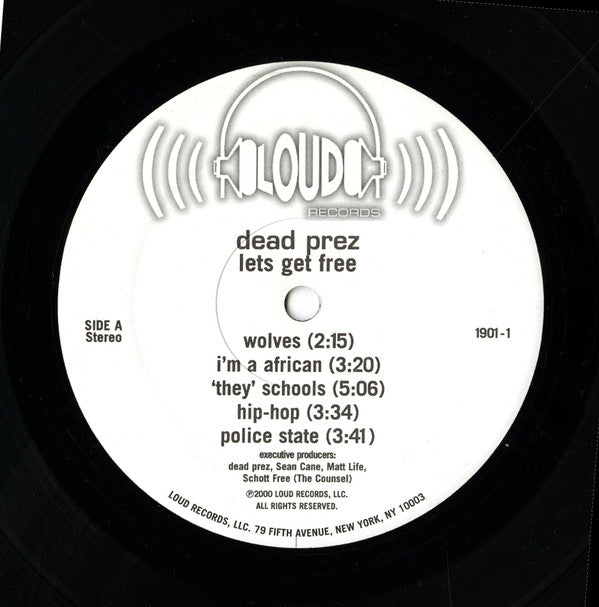Dead Prez : Lets Get Free (2xLP, Album)