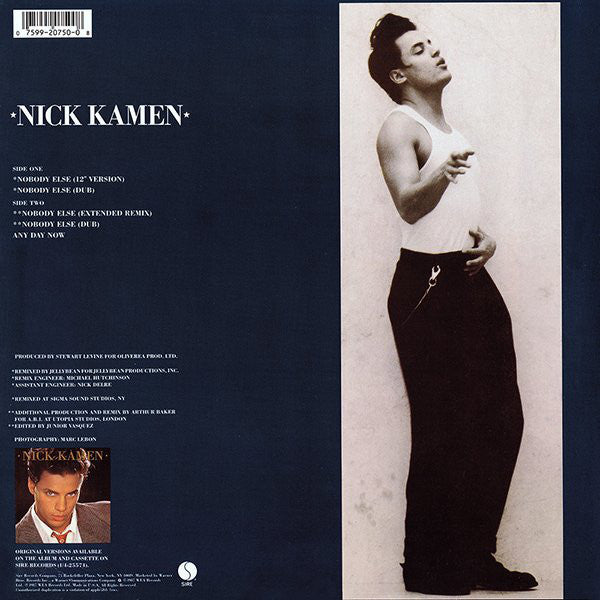 Nick Kamen : Nobody Else (12", Maxi)