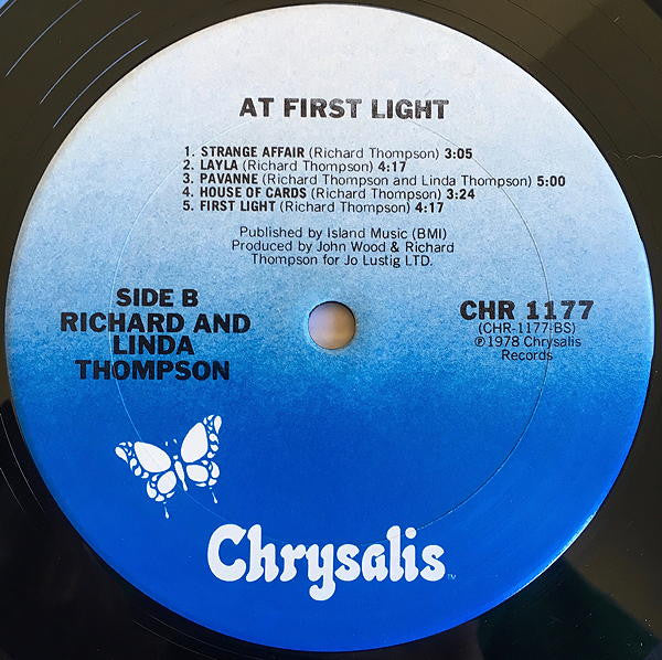 Richard & Linda Thompson : First Light (LP, Album, San)