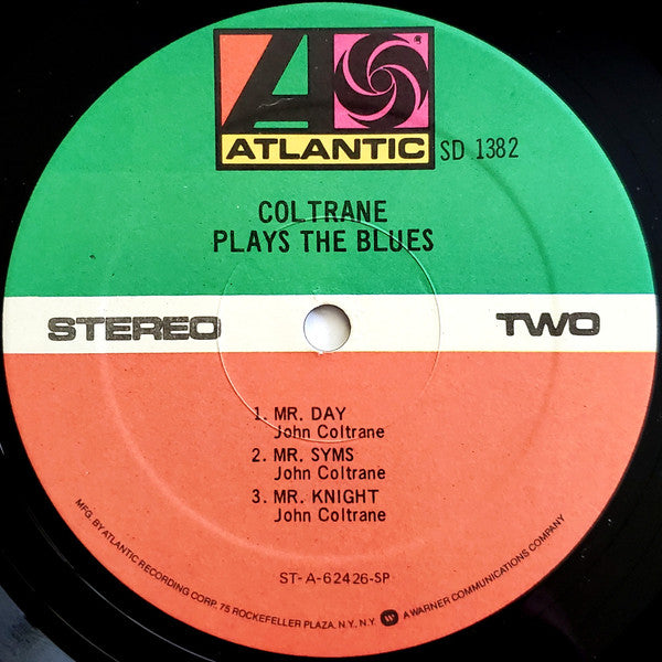 John Coltrane : Coltrane Plays The Blues (LP, Album, RE, Spe)